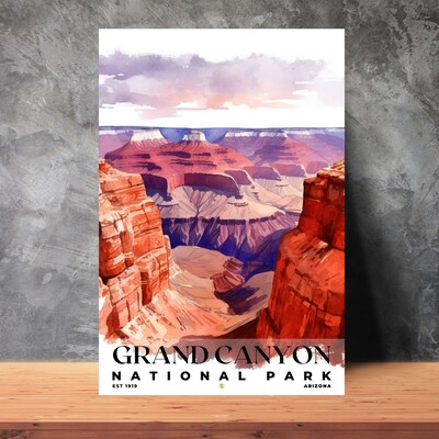 Grand Canyon National Park Poster, Travel Art, Office Poster, Home Decor | S4 - image2